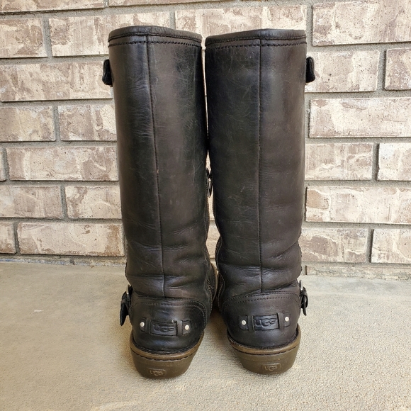 UGG Tupelo Australia Leather women's boots tall - Picture 7 of 16